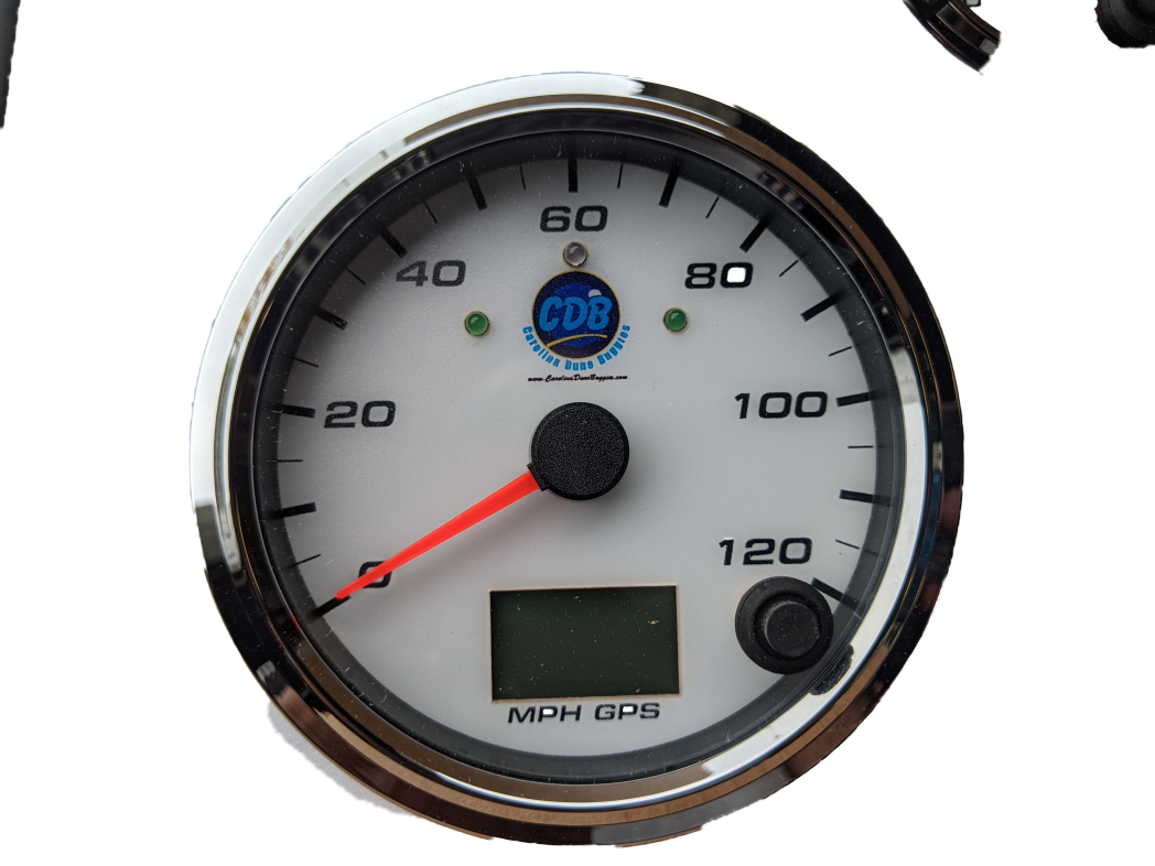 CDB 33/8" GPS Speedometer 120mph (w/ turn signal and high beam)
